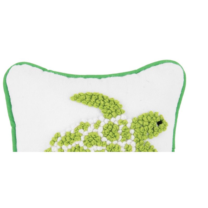 C&F Home Green Turtle French Knot Throw Pillow, 2 of 5