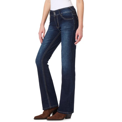 Jeans Donna WallFlower Luscious Curvy Bootcut, Vita Media, Tessuto Insta Stretch, Colore Twinkle, Taglia 11 Lunga - 4