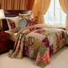 Antique Chic Reversible Pillow Sham King 20" x 36" Multicolor by Greenland Home Fashion - 3 of 4