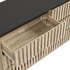 NicBex Natural Fluted Bedroom Dressers with Drawers,Wooden Dresser Chest,Chest of Drawers for Bedroom,Entryway - 3 of 4