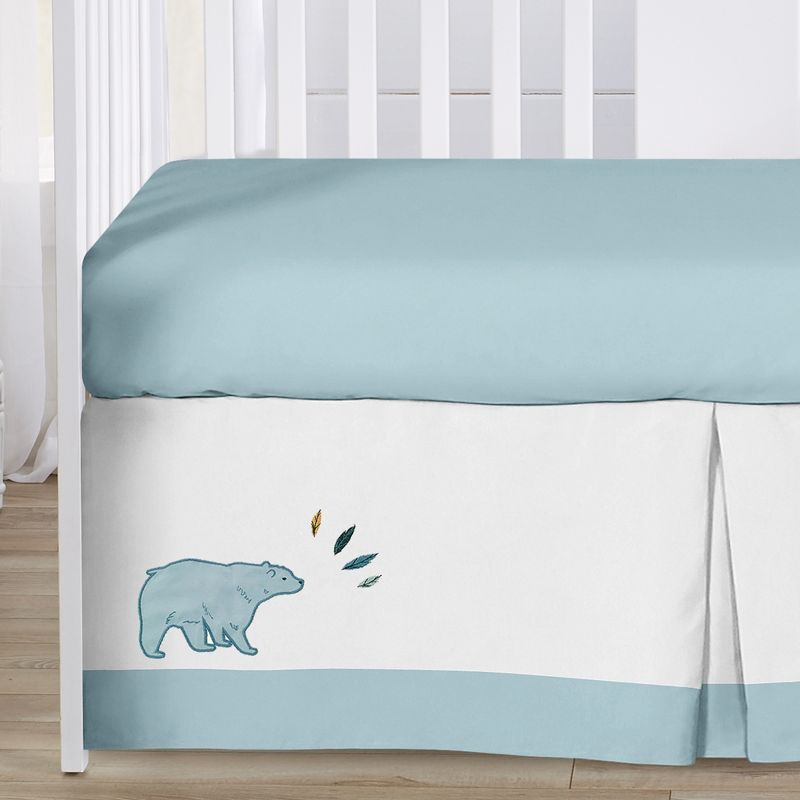 Sweet Jojo Designs Blue Crib Bedding Set - Bear Mountain - 11pc, 3 of 8