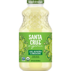 Santa Cruz Organic Jalapeno Limeade - 32 fl oz - 1 of 4