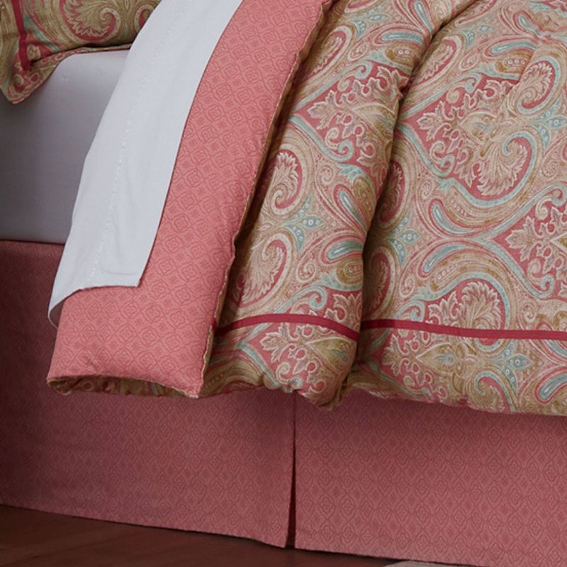 Waverly 4pc Queen Hillside Manor Comforter Set Cardinal Red, 3 of 5