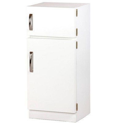 wooden toy fridge freezer