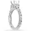 Pompeii3 1/4CT Vintage Diamond Engagement Ring Setting 14K White Gold - 3 of 4