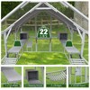 Outdoor Cat House Catio Enclosure, 110'' Cat Cage Condo Indoor Playpen with 2 Bridges, 2 Sleeping Houses and 7 Catwalks for Indoor Outdoor - 4 of 4