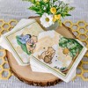 Kate Aspen Honey Bear 78 Piece Party Tableware Set Baby Shower Party Decorations Plates & Napkins, Adorable Bear Baby Shower (16 Guests) - 3 of 4