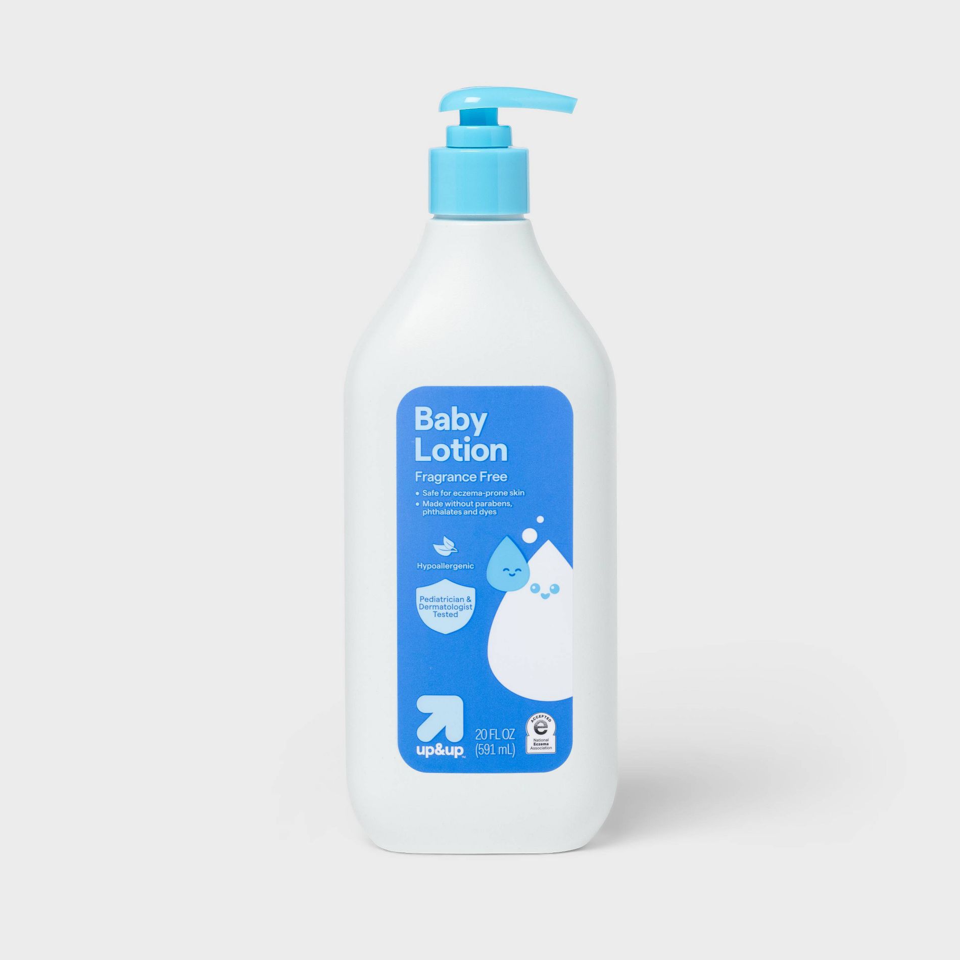 Baby Lotion Fragrance Free - 20 fl oz - up&up™: Moisturizing, Made Without Parabens, Normal Skin