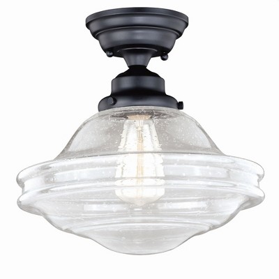 Vaxcel Huntley 1 - Light Flush Mount in  Oil Rubbed Bronze