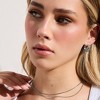 EVRY JEWELS WATERPROOF Gold or Silver Plated Layered Snake & Bead Chain Necklace - 2 of 2