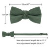 INSPIRE CHIC Men's Solid Color Pre-Tied Thick Tie Set - 3 of 4