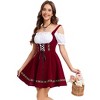 Womens Cold Shoulder Short Sleeve Suede Back Zipper Embroidered Floral Mini Dress - 2 of 4