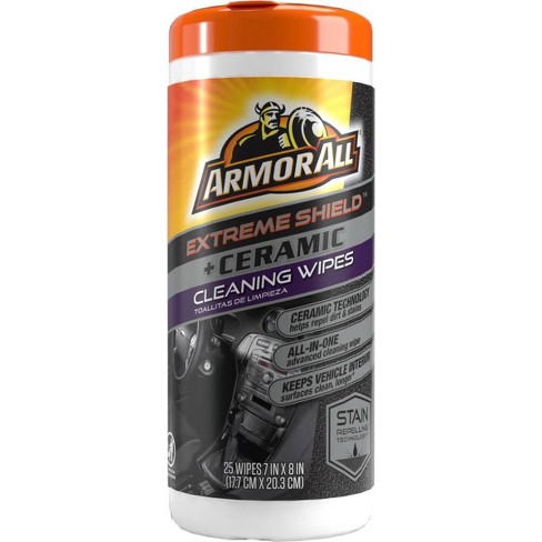 Armor All 25ct Extreme Shield Cleaning Wipes With Ceramic : Target