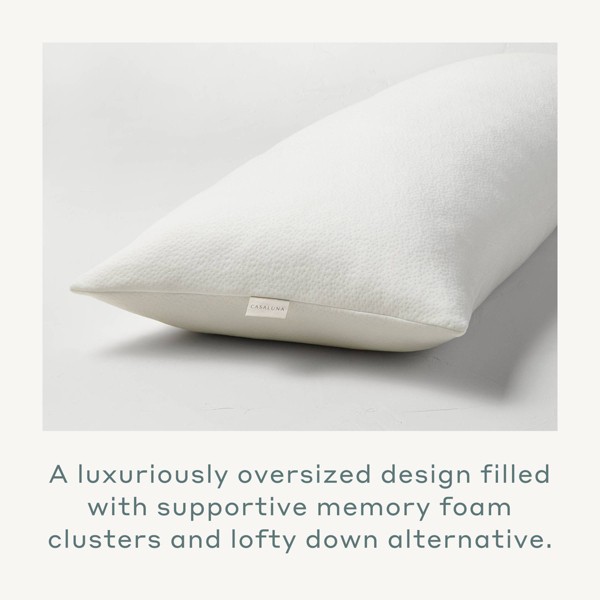 Almohada corporal de espuma viscoelástica y alternativa de plumón - Casaluna™ 5