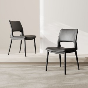 CAVINAS 17.2" Modern Minimalist Dining Chairs,Set of 2,Upholstery PU Leather Dining Room Chairs,Kitchen Dining Furniture Chair - 1 of 4