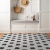 World Rug Gallery Scandinavian Arrow Shag Rug – Modern Look – Anthracite Dark Gray – Easy Maintenance - 2 of 4