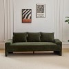 3-Seater Sofa Couch Oversize Upholstered Velvet Sofa - ModernLuxe - 2 of 4