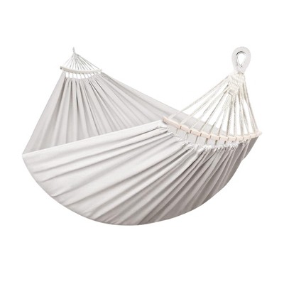 Unique Bargains Double Hammock with Stick White 102.36" Length 1 Pc