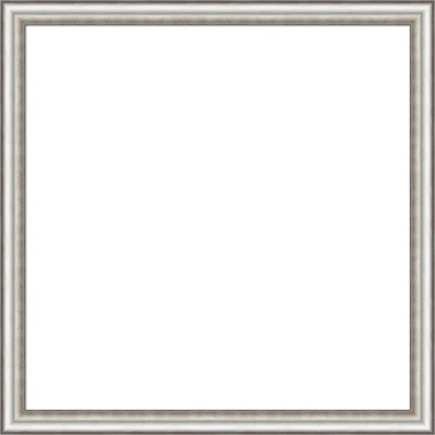 Amanti Art Salon Silver Narrow Framed Dry Erase Magnetic Board
