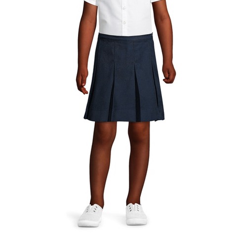 Lands’ School Uniform Girls Box outlet Pleat Skirt Top of Knee