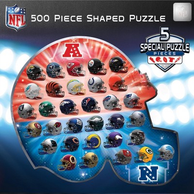 Carolina Panthers 500 Piece Helmet Shaped Jigsaw Puzzle Officially Licensed 