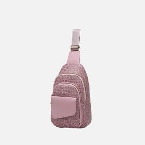 MKF Collection Kace M logo Printed Vegan Leather Women’s Sling Bag by Mia K - 1 of 4
