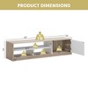 Costway 63'' TV Stand Media Entertainment Center Console w/ Pop-up Door & Open Shelves - 4 of 4