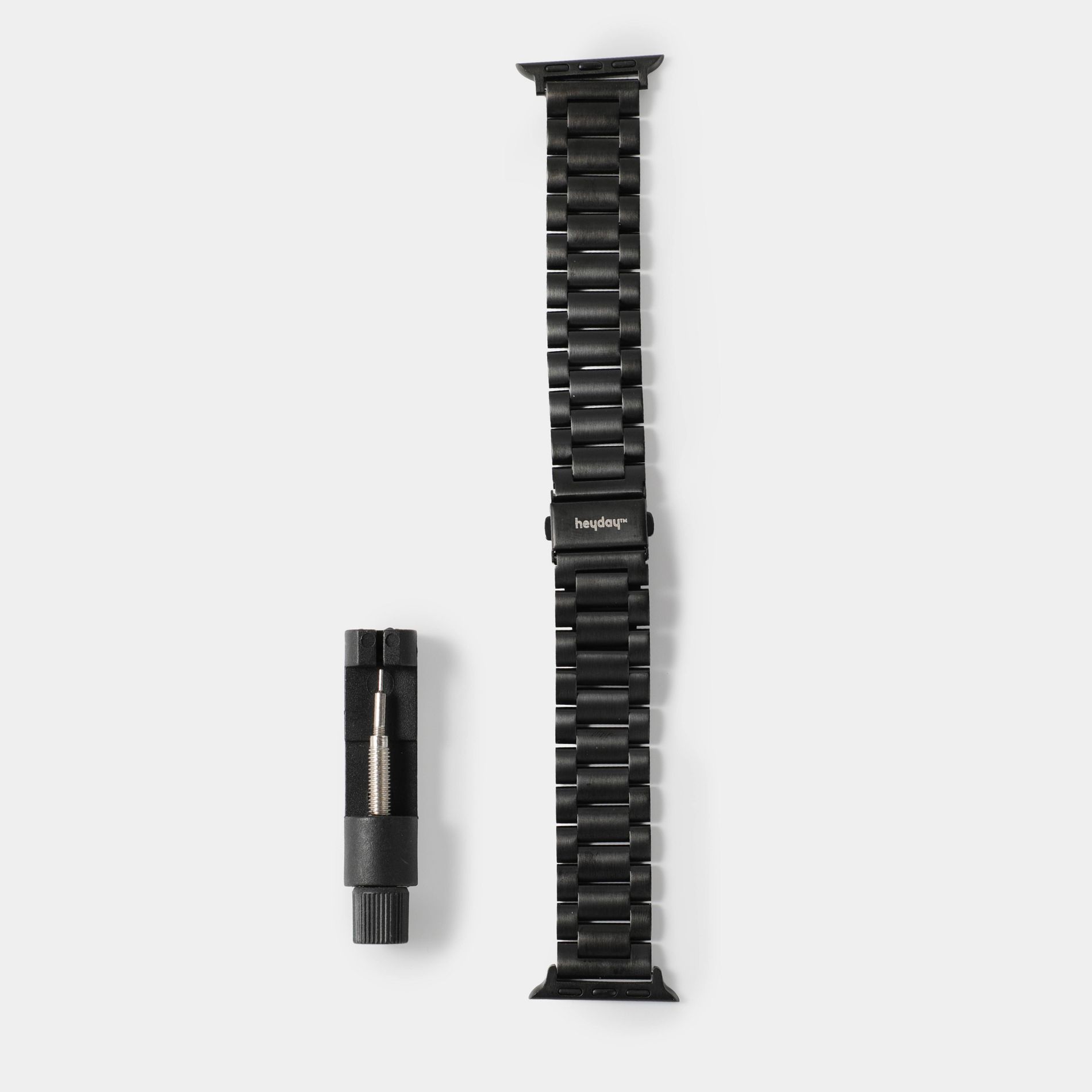 Apple Watch Black Metal Link Universal Band - heyday™