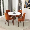 NicBex Round Dining Table 46" Modern Minimalist Wood Dining Table for Dining Room - 2 of 4