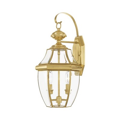 Livex Lighting Monterey 2 - Light Wall Light in  Polished Brass