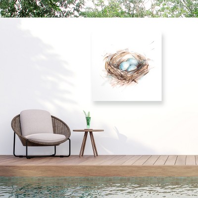 "Bird Life III" Outdoor Canvas