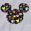 Boys' - Disney - Mickey And Minnie Doodles Graphic Long Sleeve Fleece Sweatshirt - 2 of 4