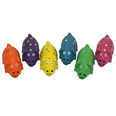 Multipet Assorted Color Mini Dog Toy Goblet Pig