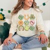 Simply Sage Market St. Patrick's Charm Chart Garment Dyed Long Sleeve - XL - Ivory - 2 of 4