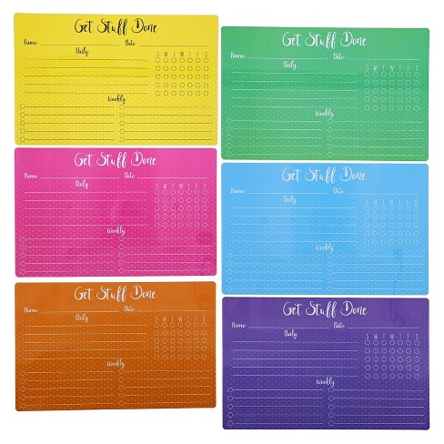 Get Organized with Dry Erase Sheets (and some Free Printables