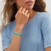 Silpada 'Tranquil Cascade' Sterling Silver Teal Seed Bead Bracelet, 7.25" + 1" - 3 of 4