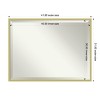 Amanti Art Incline Beveled Wood Framed Bathroom Vanity Wall Mirror - 3 of 4
