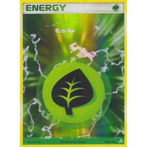 Pokemon Ex Holon Phantoms Rare Holo Grass Energy 105