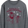 Men's - Winnie the Pooh - Wishing For A Merry Christmas Long Sleeve Graphic T-Shirt - 2 of 4