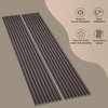 2-Pack 94.49 x 12.6 in. Solid Wood Acoustic Slat Wall Panel for Modern Interior Decor, TV Background, Living Room - 4 of 4