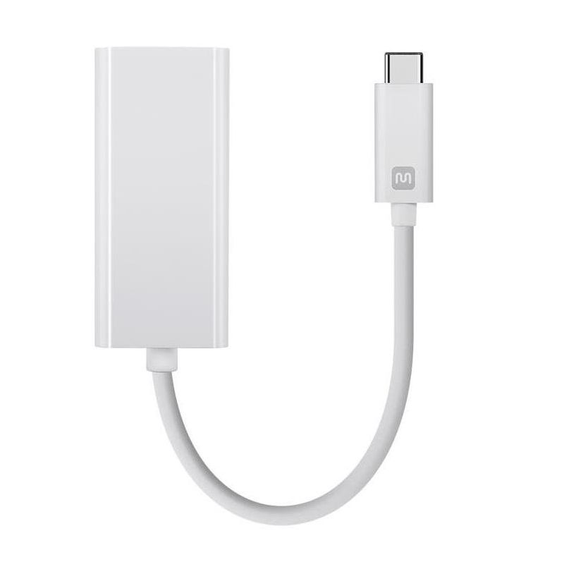 Monoprice USB-C to Gigabit Ethernet Adapter - White, Network Adapter, RJ45 - Select Series, 2 of 7