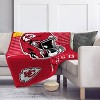 NFL Kansas City Chiefs Helmet Stripes Flannel Fleece Blanket - 2 of 3