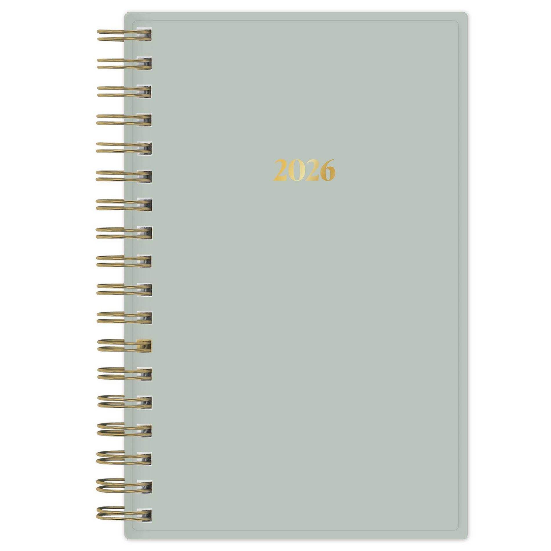 Blue Sky The Everygirl 2026 Weekly/Monthly Planning Calendar 3.625"x6.125" Soft Sage