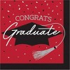 Creative Converting Graduate School Spirit Red Tableware and Decor Kit 18ct - 4 of 4