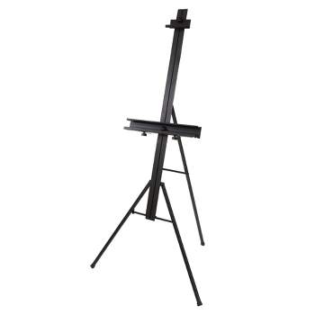 Jullian Escort French Art Easel Stand – Half Box Easels for Painting Canvas  – Professional Painting Easel w/ Shoulder Strap 
