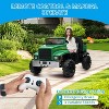 24V 4WD Kids Ride On UTV, 2-Seater Electric Car with Remote Control, 4x200W Motors, Dump Bed, 3 Speeds, Spring Suspension, for Boys & Girls - 2 of 4