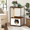 Gulches Create a Feline Paradise at Home: White + Vintage Multifunctional Cat Furniture - 3 of 4