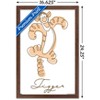 Trends International Disney Simple Moments Line Art - Tigger Framed Wall Poster Prints - 3 of 4
