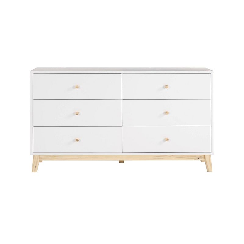 60&#34; 6 Drawer Double Kids&#39; Dresser - Alaterre Furniture, 1 of 13