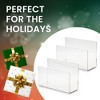 Juvale 2 Pack Clear Acrylic Mail Organizer, Letter Holder for Desk, 6 x 4 x 2.5 Inches - 4 of 4